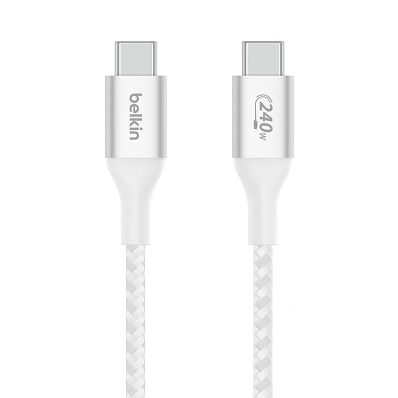 Belkin Boost Charge Pro USB-C to C 240W - Braided Cable - 2m White