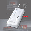 Sansai 4 Outlet USB-A and USB-C Powerboard White