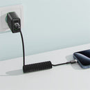 Acefast C14-03 USB-C to USB-C Spring Charging Data Cable 1.2m Black