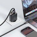 Acefast C13-04 USB-A/USB-C to USB-C Zinc Alloy Connectors Charging Data Cable (1.2m) Black