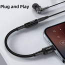 Acefast C1-05 Lightning to 3.5mm aluminum alloy headphones adapter cable 18CMblack