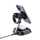 Acefast E16 desktop 3-in-1 wireless charging holder black