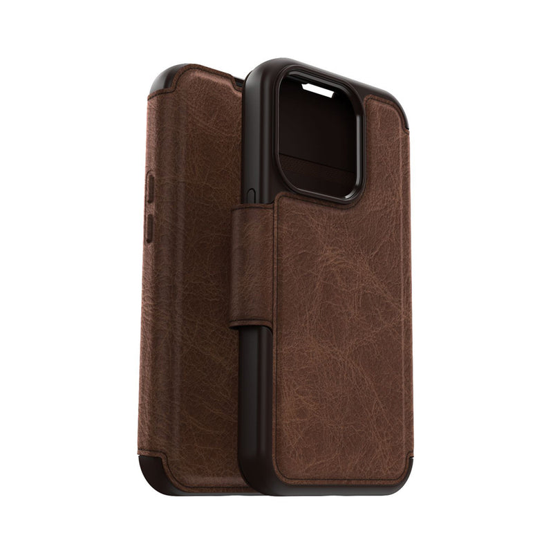 Otterbox Strada Folio MagSafe Case For iPhone 15 Pro - Espresso