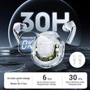 Acefast T8 Crystal color (2) Bluetooth earbuds white moon