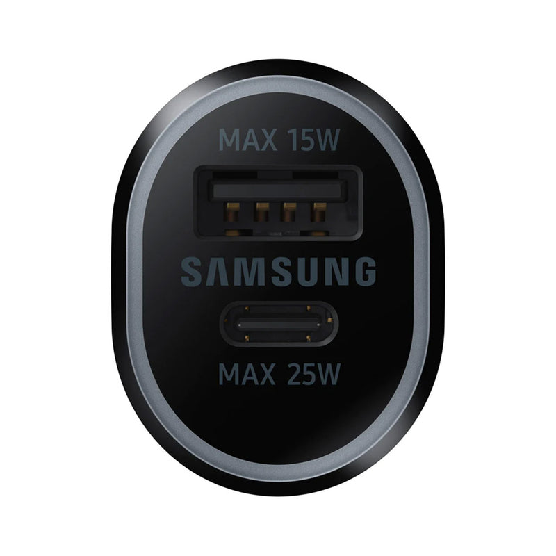 Samsung 40W Dual Port USB-C & USB-A Car Charger Black