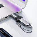 Acefast J8 USB-C to USB-A Adapter Metal Gray
