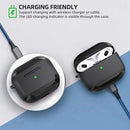 Wisecase Protective Airpod Case for AirPods Pro3 Black+Black
