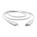 Cygnett Essentials Lightning To USB-C Cable 2M White