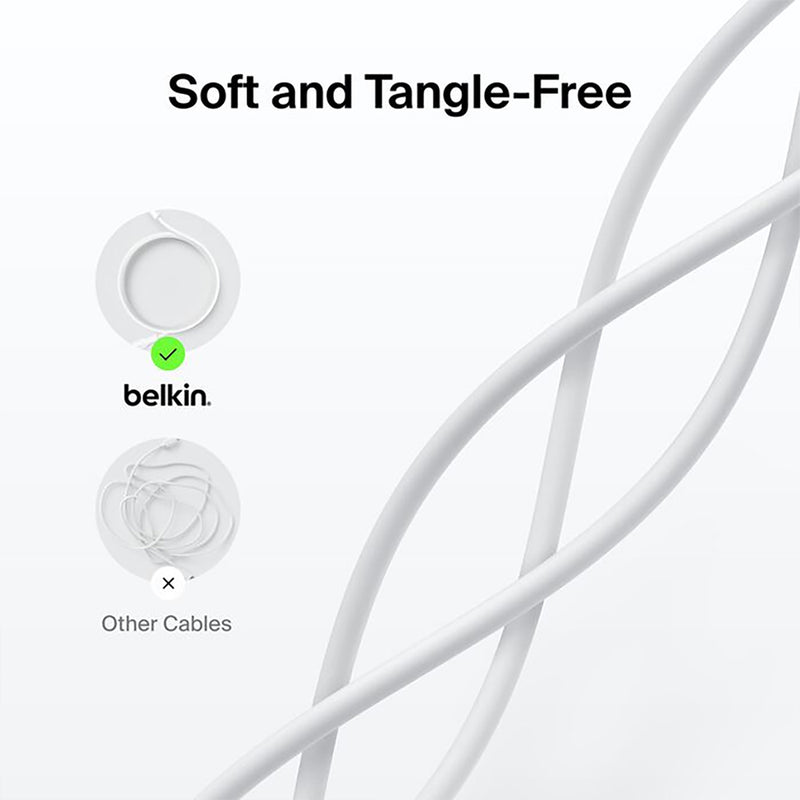 Belkin BoostCharge USB-C to Lightning Cable 1M - White