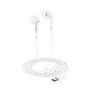 Acefast L13 USB-C Semi-in-ear Wired Earphones with Mic 1.2m White