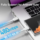 Anker 322 USB-C to USB-C Cable - White (3ft Braided) 90CM