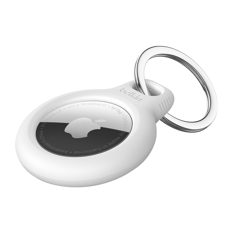 Belkin Secure Holder with Key Ring For AirTag White