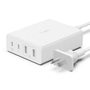 Belkin 108W 4-Ports USB GaN Desktop Charger with Intelligent Power Sharing White