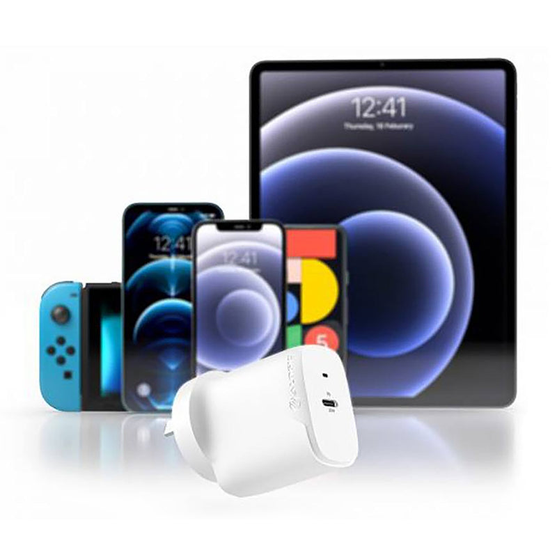 Alogic 20W Rapid Power USB-C Wall Charger + Cable White