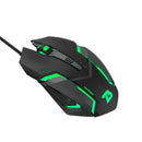 SonicB USB Gaming Mouse with integrated illumination Black