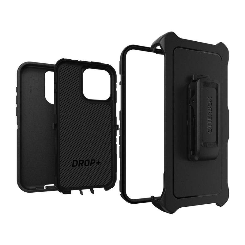 Otterbox Defender Case For iPhone 15 Pro Max - Black
