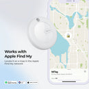 MiLi MiTag Go - Android Item Finder with Key Ring White