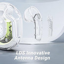 Acefast T8 Crystal color (2) Bluetooth earbuds white moon