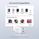 Anker Nano Pro 40W 2 x USB-C Port 521 AC Wall Charger -White