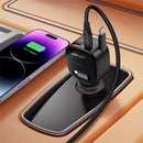 Acefast B17 95W Car Charger with Telescopic Cable Black
