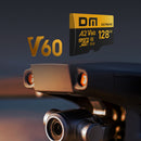 DM TF Card 128G-V60:R:180mb/s W:80mb/s