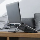 Acefast E5 PLUS USB-C multifunctional stand HUB for laptop space gray