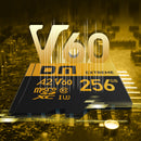 DM TF Card 256G-V60:R:180mb/s W:80mb/s