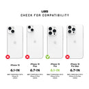 UAG Plyo MagSafe Case for iPhone 15 Pro Ice/Silver