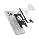 PopSockets PopWallet+ for MagSafe (G2) - White+Clear