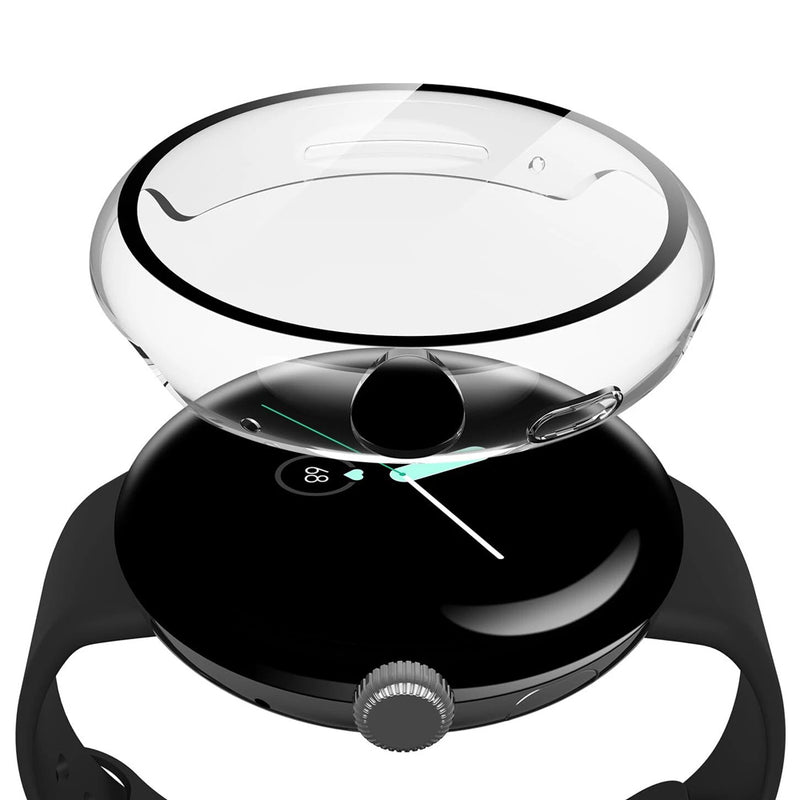Doormoon Google Pixel Watch4 45mm Protective Glass Case Clear