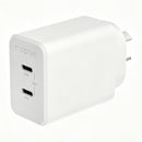 Zagg iPhone 17 Pro Premium Smart Bundle( Clear Case with Magsafe/T/G +Wireless Charger+45W Wall charger)