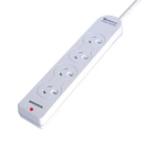 Sansai 4 Outlet Powerboard with Overload Protection White