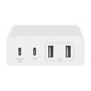 Belkin 108W 4-Ports USB GaN Desktop Charger with Intelligent Power Sharing White