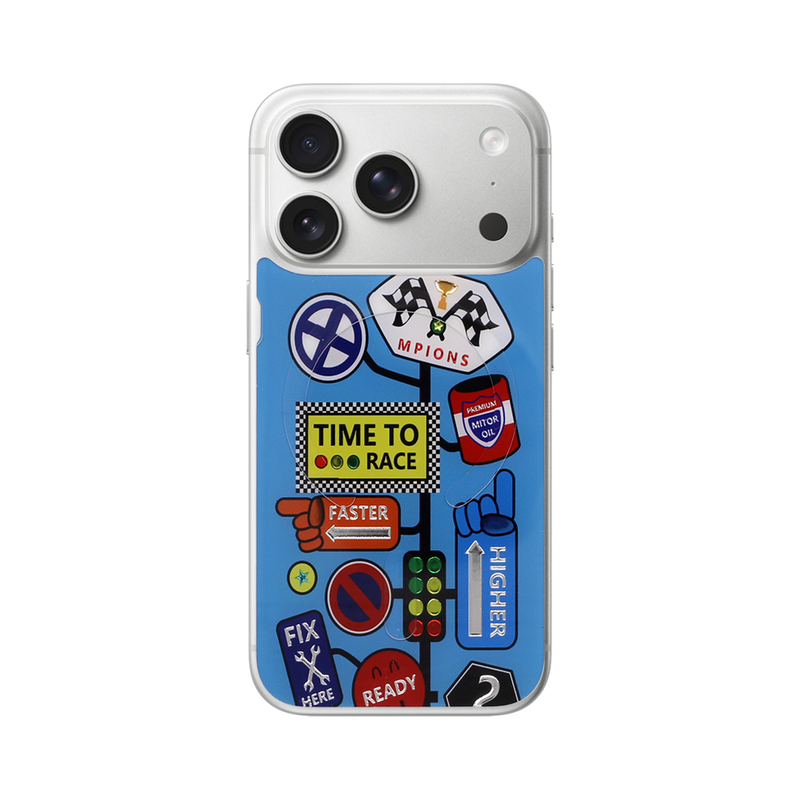 Love Tech iPhone 17 Pro Magnetic Back Panel Bushland Racing Memories