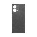Wisecase Moto G85 PU Protective Cover Black
