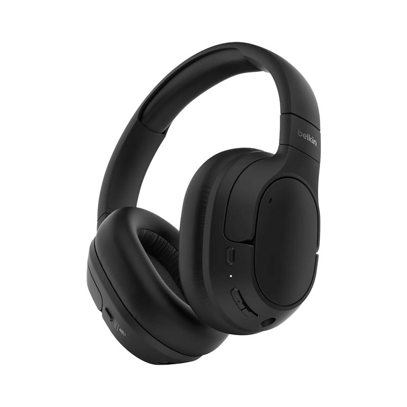 Belkin SoundForm Isolate Over-Ear ANC Headphone - Black