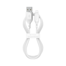 Mophie Essential USB-A to Lightning Cable, Braided, 1M, White