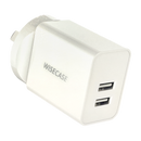 Wisecase GW-1805A310A Dual USB 15.5W Wall Charger White