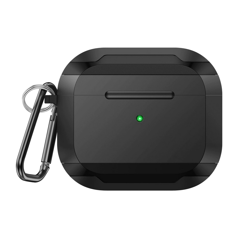 Wisecase Protective Airpod Case for AirPods Pro3 Black+Black