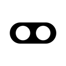 Doormoon Samsung Galaxy Fold 5 Camera Tempered Glass Black