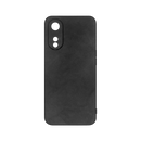 Wisecase OPPO A78 5G PU Protective Cover Black