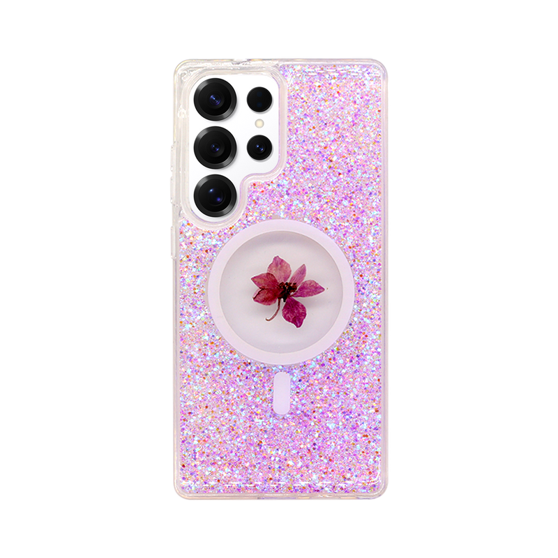 Wisecase Samsung S25 Ultra Moda Print Magsafe Case Purple