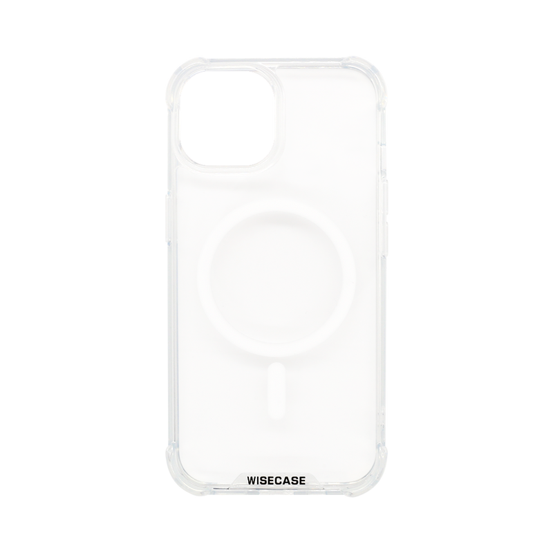 Wisecase iPhone 15 Tough Gel Magsafe Clear