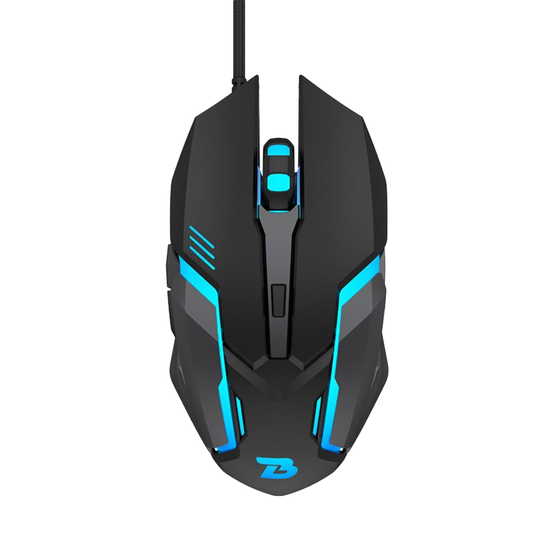 SonicB USB Gaming Mouse with integrated illumination Black