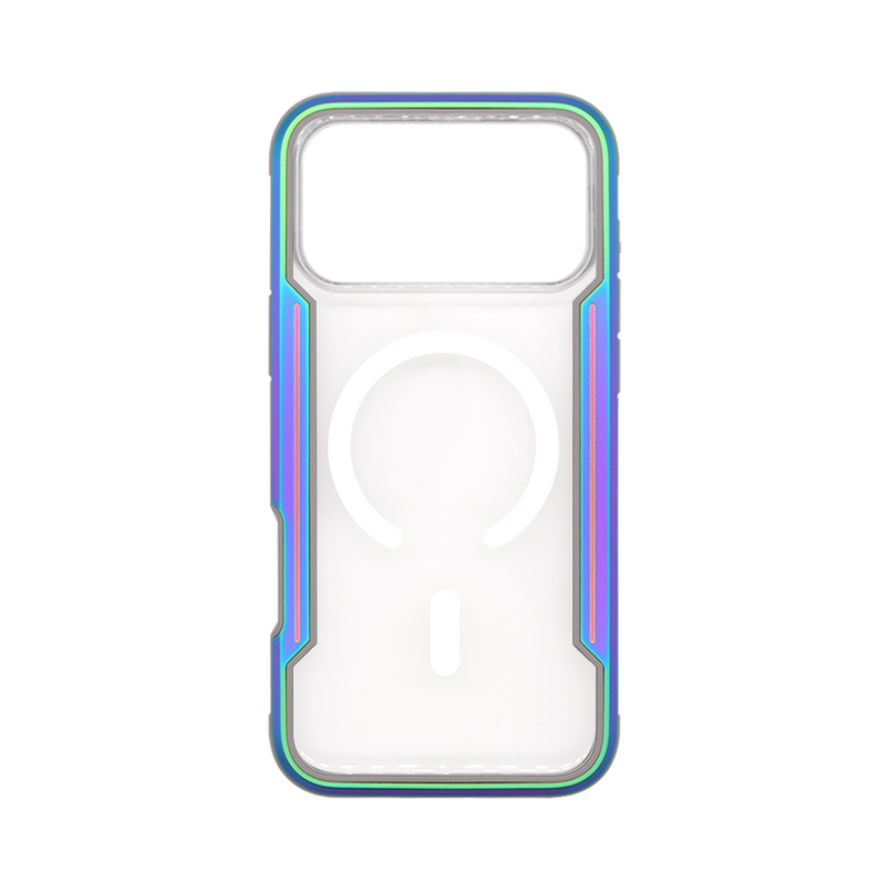 Wisecse iPhone 17 Pro Max Bastion Case With Magsafe Iridescent