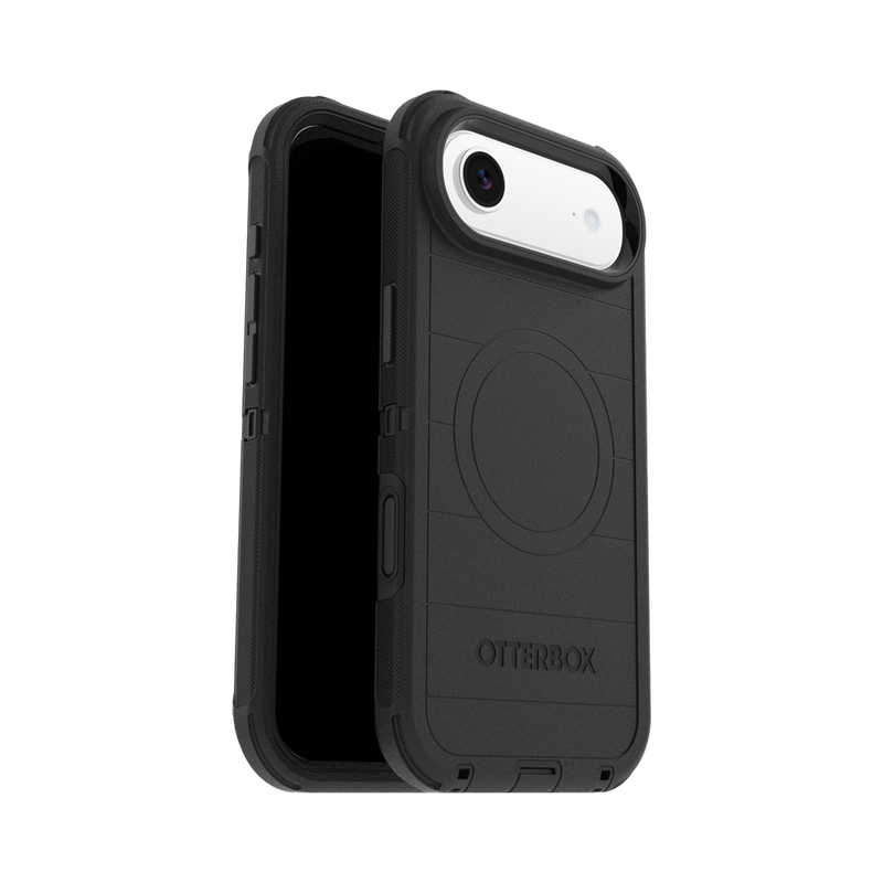 OtterBox Defender Pro case with Magnets & Cam Ctrl suits iPhone 17 Air - Black