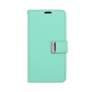 Wisecase iPhone 17 Pocket Diary Wallet Cyan