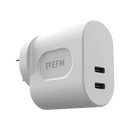 EFM 48W GaN Wall Charger With Power Delivery and PPS White