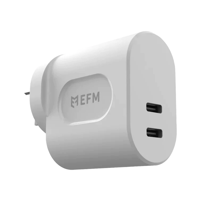 EFM 48W GaN Wall Charger With Power Delivery and PPS White
