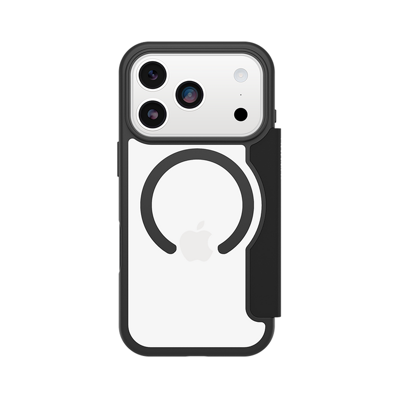 OtterBox React Folio case with Magnets suits iPhone 17 Pro - Black Crystal